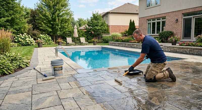 Pool Patio Sealing in Redmond, WA
