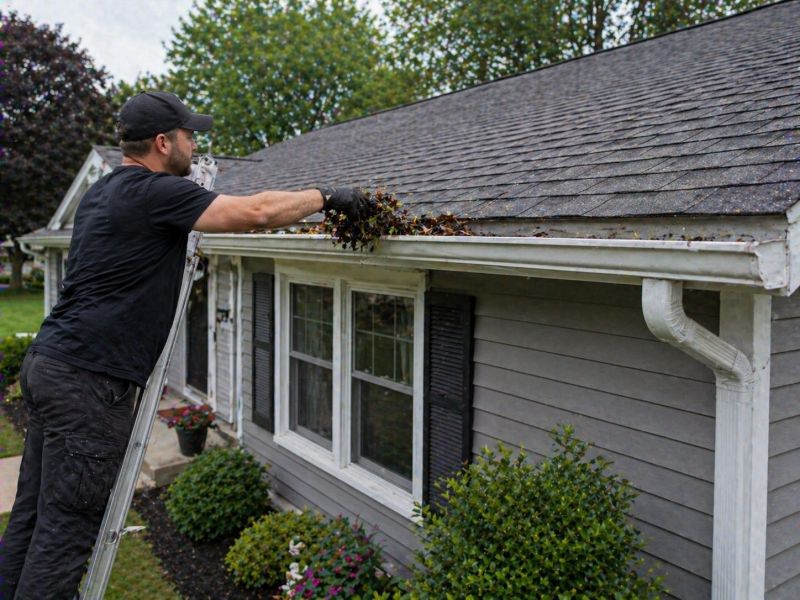Clogged Gutter Clearing in Pittsburgh, PA