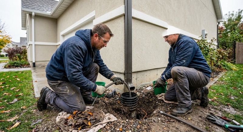 Downspout Cleaning in Richmond, VA